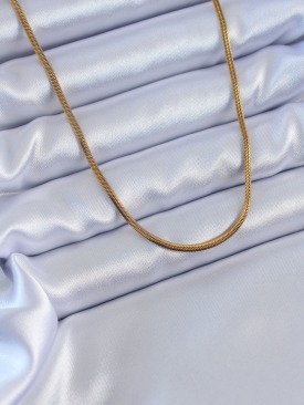 Erb 316L Çelik Gold Renk İnce İtalyan Zincir Model 60 Cm Kadın Kolye