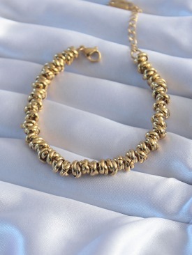 Erb 316L Çelik Gold Renk Kadın Bileklik