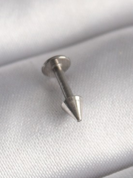 Erb 316L Çelik Gümüş Renk Çivi Model Piercing