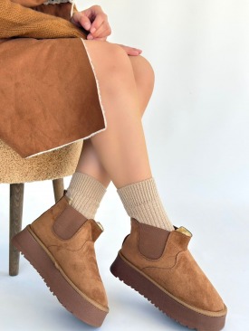 Vision Taba Süet Yandan Lastikli Bot