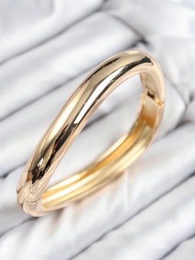 Erb Pirinç Kıvrım Model Gold Renk Kadın Kelepçe