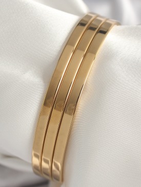 Erb 316L Çelik Gold Renk Ajda Model Kadın Bileklik