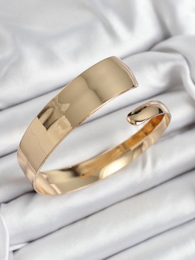 Erb Pirinç Manşet Model Gold Renk Kadın Pazu Bileklik