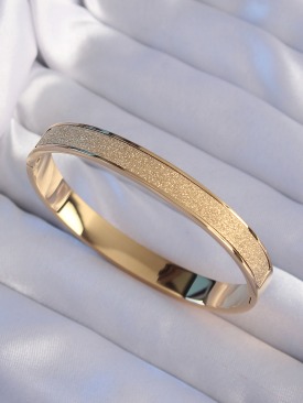 Erb 316L Çelik Gold Renk Simli Model Kelepçe