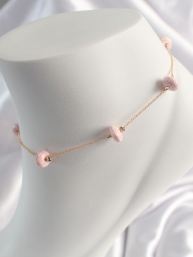 Erb Gold Renk Pembe Halkalı Kadın HalHal