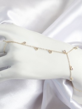 Erb Pirinç Zirkon Taşlı Sallantılı Model Gold Renk Kadın Şahmeran