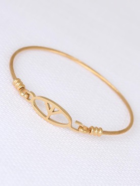 Erb Gold Metal Çelik Figürlü Erkek Kelepçe Bileklik