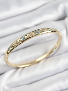 Erb Pirinç Zirkon Taşlı Kelebek Model Gold Renk Kadın Kelepçe