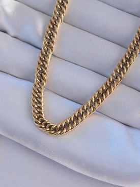 Erb 316L Çelik Gold Renk Zincir Kolye