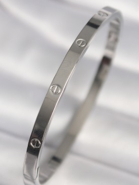 Erb 316L Çelik Gümüş Renk Cartier Model Kadın Bileklik