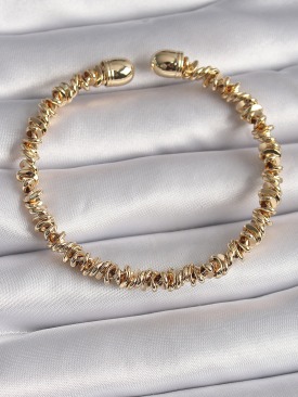 Erb 316L Çelik Gold Renk Dorika Model Kadın Bileklik
