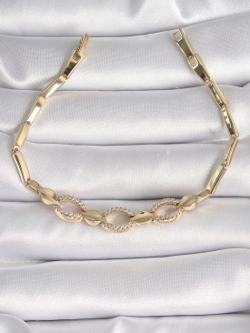 Erb Pirinç Gold Renk Zirkon Taşlı Xuping Exclusive VIP Seri Kadın Bileklik