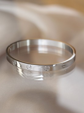 Erb 316L Çelik Silver Renk Bilezik