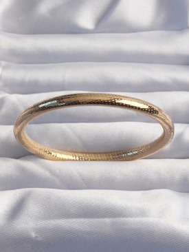 Erb 316L Çelik Gold Renk Lazer İşlemeli Bilezik