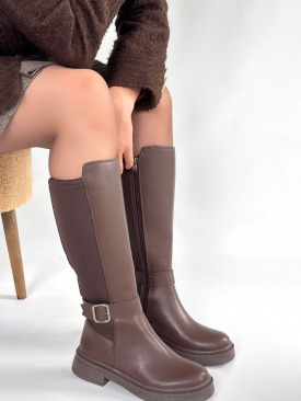 Zinda Kahverengi Cilt Çizme