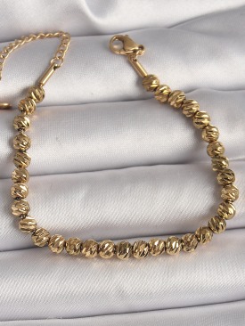 Erb 316L Çelik Gold Renk Dorika Model Kadın Bileklik