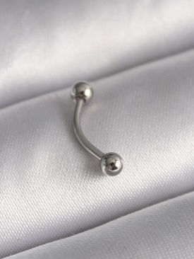 Erb 316L Çelik Gümüş Renk Topçuk Model Piercing