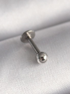 Erb 316L Çelik Gümüş Renk Topçuk Piercing