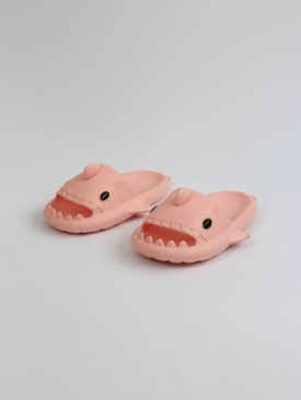  WG500 Köpekbalığı Pembe Unisex Tam Ortopedik Terlik Shark Slides