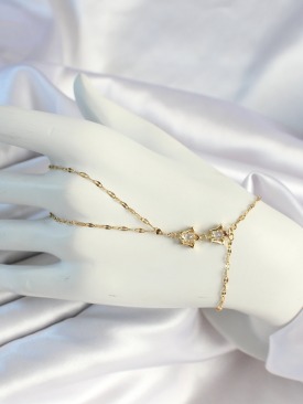 Erb 316L Çelik Zincirli Gold Renk Yıldız Şahmeran