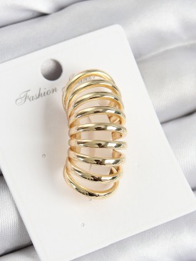Erb Pirinç Yay Model Gold Renk Sağ Kıkırdak Küpe