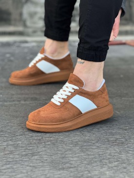 WG011 Taba Süet Erkek Casual Ayakkabı