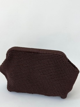 Froy Acı Kahve Örgü Çanta