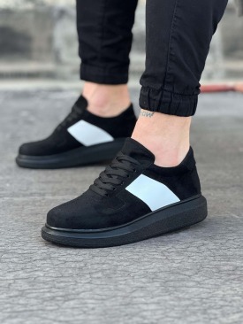 WG011 Kömür Süet Erkek Casual Ayakkabı
