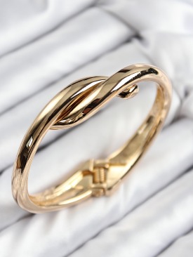 Erb Pirinç Düğüm Model Gold Renk Kadın Kelepçe