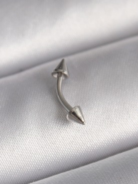 Erb 316L Çelik Gümüş Renk Çivi Model Piercing