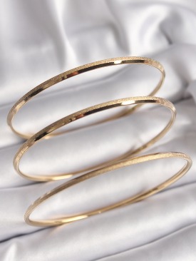 Erb 316L Çelik Gold Renk Simli Ajda Model Kadın Bileklik