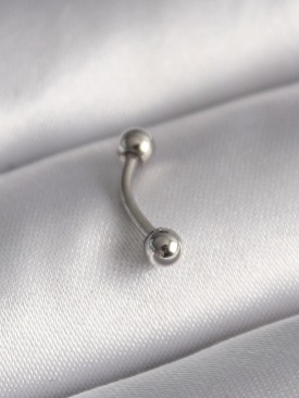 Erb 316L Çelik Gümüş Renk Topçuk Model Piercing