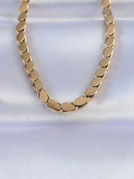 Erb 316L Çelik Gold Renk Arpa Model Kolye