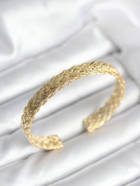 Erb Ezme Zincir Model Gold Renk Kadın Bileklik