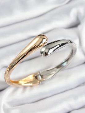 Erb Pirinç Sarmal Model Gümüş Ve Gold Renk Kadın Kelepçe