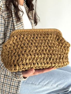 Froy Hasır  Örgü Çanta